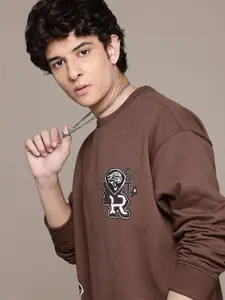 The Roadster Lifestyle Co. Printed Relaxed Sweatshirt