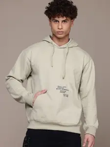 Roadster The Lifestyle Co. Printed Detail Hooded Sweatshirt