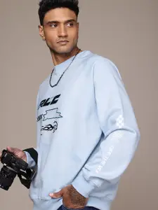 The Roadster Life Co. Printed Relaxed Fit Sweatshirt