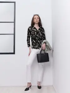 French Connection Abstract Printed Casual Shirt