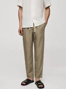 MANGO MAN Striped Trousers