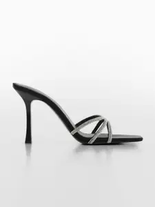 MANGO Embellished Party Stiletto Heel