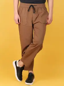 V-Mart Men Mid-Rise Cotton Track Pants