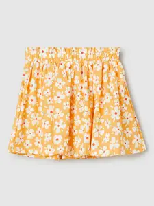 max Girls Printed Flared Mini Skirt