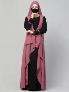 MUSHKIYA Abaya With Shrug & Hijab