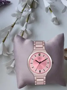 IIK COLLECTION Women Dial Stainless Steel Bracelet Style Straps Analogue Watch