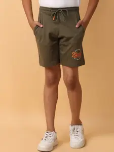 V-Mart Boys Mid-Rise Cotton Shorts