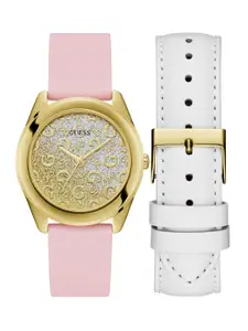 GUESS Women Embellished Dial Analogue Watch- U1416L3M