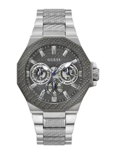 GUESS Men Sport Indy Skeleton Dial Multi Function Analogue Watch GW0636G1