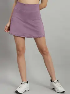 Mehrang  Cotton Knitted pencil skirt With Shorts