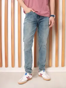 The Roadster Life Co. Men Toss The Effects Heavy Faded Slim Tapered Fit Jeans