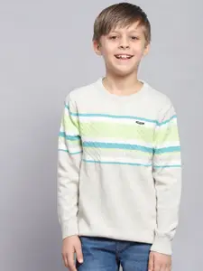 Monte Carlo Boys Striped Woollen Pullover