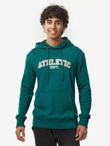 Domyos By Decathlon Men Dark Green Sweatshirt With Hood