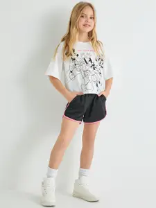 Koton Girls Mid-Rise Shorts