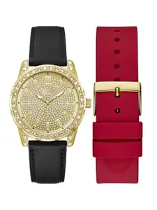 GUESS Women Embellished Analogue Watch- U1427L1M