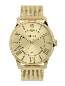 GUESS Men Bracelet Style Straps Analogue Watch U1412G2M