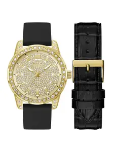 GUESS Men Embellished Analogue Watch - U1436G1M