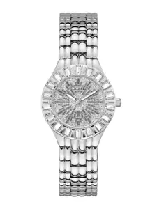 GUESS Women Trend Firework Embellished Analogue Watch GW0602L1