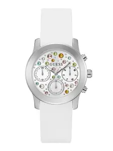 GUESS Women Embellished Analogue Multi Function Watch GW0560L1