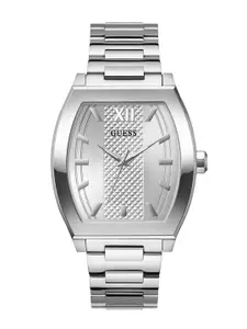GUESS Men Dress Punctual Stainless Steel Bracelet Style Straps Analogue Watch GW0705G1