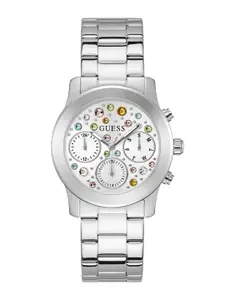 GUESS Women Embellished Analogue Multi Functional Watch GW0559L1