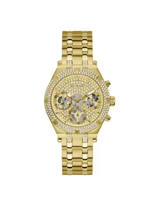 GUESS Women Skeleton Analogue Multi Function Watch - GW0440L2