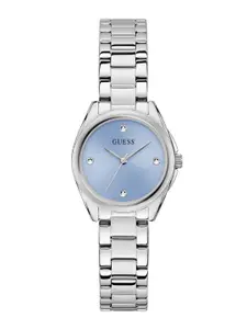 GUESS Women Dress Bette Embellished Bracelet Style Analogue Watch U1423L1M