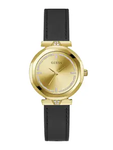 GUESS Women Dial & Leather Straps Analogue Watch GW0689L2