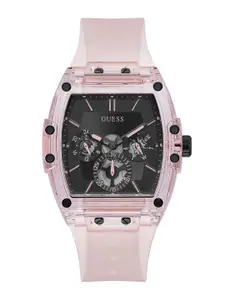 GUESS Men Trend Phoenix Skeleton Dial Analogue Multi Function Watch GW0203G11