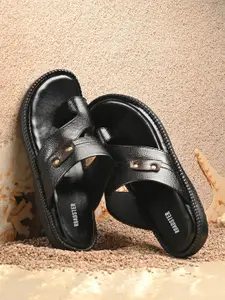 The Roadster Lifestyle Co. Men Black Comfort Sandals