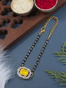 I Jewels Stones & Beads Mangalsutra Lumba Bracelet Rakhi