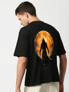 Elibolz Men Superhero Printed Round Neck T-shirt