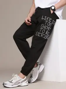WROGN Men Printed Oversized Fit Joggers