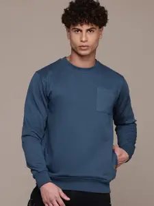 The Roadster Lifestyle Co. Round Neck Knitted Sweatshirt