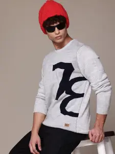 The Roadster Lifestyle Co. Typography Printed Acrylic Pullover