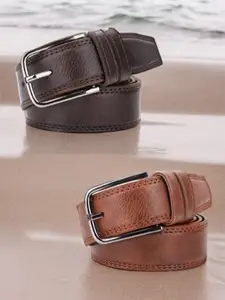 The Roadster Lifestyle Co Men Set Of 2 Belts