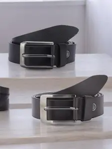 The Roadster Lifestyle Co Men Set Of 2 Leather Belts