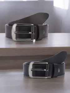 The Roadster Lifestyle Co Men Set Of 2 Belts