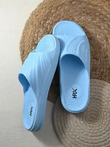 HRX by Hrithik Roshan Men Printed Rubber Sliders