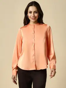 Allen Solly Woman Classic Satin Finish Casual Shirt