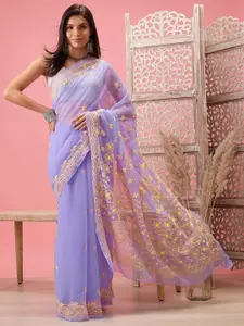 ADA Ethnic Motifs Lucknowi Chikankari Saree