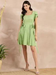 First Resort by Ramola Bachchan Printed Organic Cotton A-Line Dress