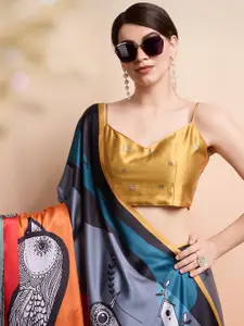 RACHNA Ethnic Motifs Ready to Wear Saree With Blouse