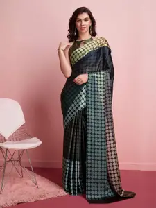 RACHNA Ready to Wear Colourblocked Saree With Blouse