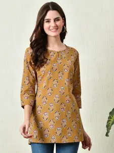 KALINI Floral Printed Pure Cotton Kurti