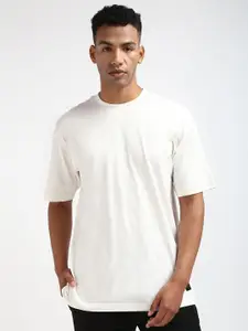 Calvin Klein Jeans Men Solid Round Neck Cotton Oversized T-shirt
