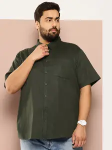 Sztori Men Plus Size Classic Casual Shirt
