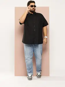 Sztori Men Plus Size Classic Oversized Casual Shirt