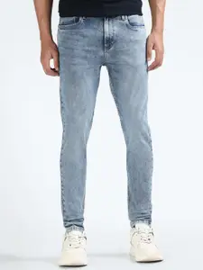 Flying Machine Morrison Men Skinny Fit Clean Look Heavy Fade Stretchable Jeans
