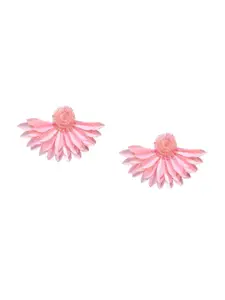 Sangria Beaded Stud Earrings